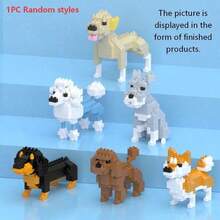Dog Model Building Blocks Series Micro-Particle Children's Assembly Toy, Holiday Gift, Birthday Gift, Christmas Gift, Gift Filler - Multicolor - View 13
