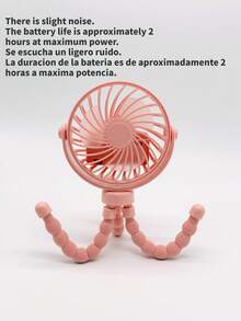 1pc Rechargeable Octopus Shaped Handheld Fan, Suitable For Home, Commute, Outdoor, Cycling, Adults & Kids, Portable Multi-Function With Tripod, Battery Capacity: 500mAh (Tripod Is Fragile, Please Do Not Twist Excessively), Must Have - Multicolor - View 15