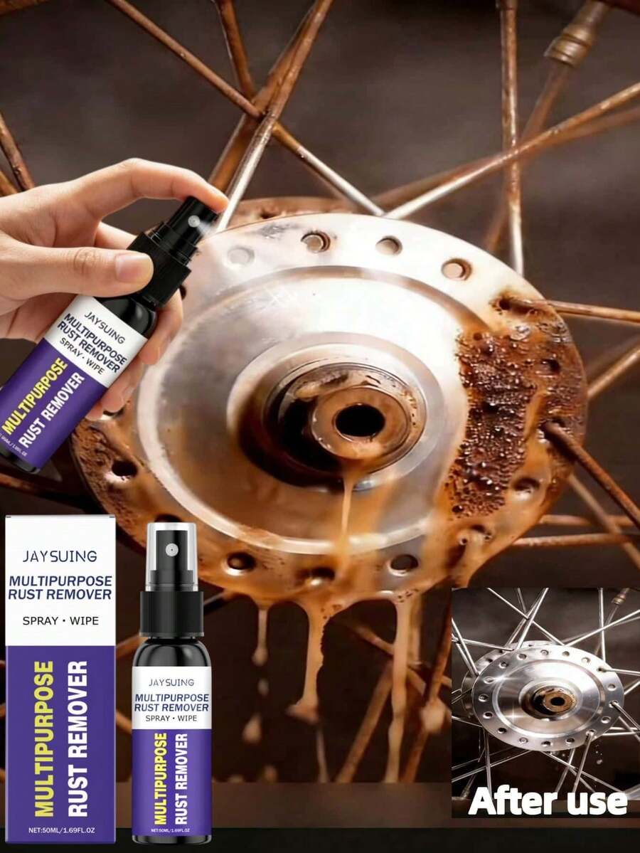JAYSUING 1 buah Penghilang Karat, Kit Penghilang Karat Tugas Berat - Pembersih Pencegahan & Regenerasi Karat untuk Bagian Logam, Adaptor Anti Karat, Membersihkan, Menghilangkan, Melumasi, dan Memperbaiki Logam. Dirancang untuk Penggunaan Cepat dan Bebas Residu, Cocok untuk Alat Penghilang Karat: Roda Gigi, Suku Cadang Mobil, Sekrup Anti Karat, Alat Anti Karat, Gagang Pintu Berkarat, Rantai Berkarat, Pintu Besi Berkarat, Gagang Pintu Mobil, Pipa Knalpot, Roda, Lampu Mobil, Keran Berkarat, Aksesoris Anti Karat, Aksesoris Dapur, Aksesoris Kamar Mandi, Pembersihan Rumah, Dekorasi Rumah - Liquid - View 1