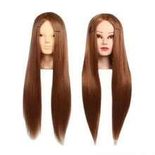 Long Hair Training Mannequin Head For Braiding, Styling And Hairdressing Practice With Hair Styling Tools - View 9