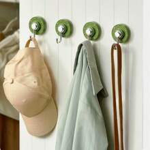 Random Assorted 1/5/10pcs/Minimalist Style/Strong/Household/No-Damage/Vacuum Suction Cup/Hook/Bathroom/Kitchen/Behind Door/Storage Organizer/Drill-Free/Waterproof/Moisture-Proof - Multicolor - View 8