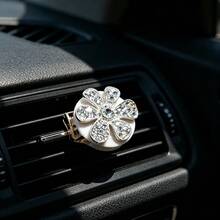 Flower‑Shaped Car Vent Clip, Ins‑Style Creative Car Air Conditioner Outlet Ornament, Auto Interior Decoration - A - View 6
