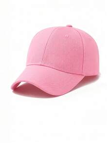 1pc Unisex Baseball Cap Trucker Hat Funny Solid Color Minimalist Casual Adjustable Baseball Cap, Suitable For Daily Wear And Outfit - Navy Blue - View 8