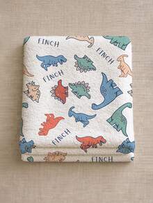 1pc Customized Name Blanket, Personalized Bed Blanket, Animal Personalized Blanket, Tropical Jungle, Can Print Name, Personalized Blanket, Cute Blanket, Comfortable Blanket, Home Gift, Birthday Gift, Christmas Gift, Personalized Gift, Gift For Son/Daughter, Gift For Friend - Style 1 - View 5