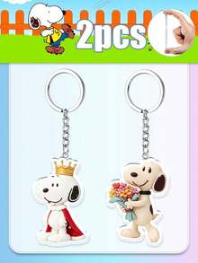 MASSDI Cartoon Holding Large Red Heart Acrylic Key Charm, Lightweight Portable Bag Accessory, Precision Die-Cut Craft, Glossy Transparent Surface, Durable Metal Keyring, Warm Romantic Fashion Ornament - Keychain - View 10