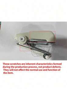 Portable Mini Sewing Machine, Handheld Manual Simple Sewing Tool, Quick Sewing, Suitable For Clothing And Curtain Repair, Ideal For Beginners, Travel, Home, Dorm, DIY Sewing Tool (Random Accessory Color) - Multicolor - View 10