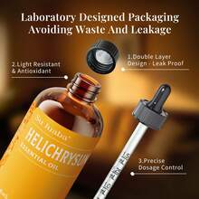SU JUABA Helichrysum Essential Oil For Skin‑Tone Maintenance Helichrysum Oil For Diffuser, DIY Balm & Roll‑On, Home Scent & Outer‑Skin Application - 4 Fl Oz / 118 Ml - Helichrysum - View 7