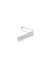 1Pc Mini Portable Single-Sided/Double-Sided Fishing Hook Sharpener Portable Diamond Stone Fish Hook Sharpen Tools Knife Whetstone Keychain For Outdoor Camping Fishing, Ideal For Sharpening Tools,Suitable For Adventurers - Sharpens Knives, Fish Hooks - Silver - View 4