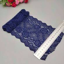 15cm 花卉蕾絲飾邊 DIY 手作布料蕾絲，洋裝面料，花卉圖案編織緞帶布料 - 多色 - 查看 14