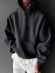 Men Hoodies - Dark Grey - View 2