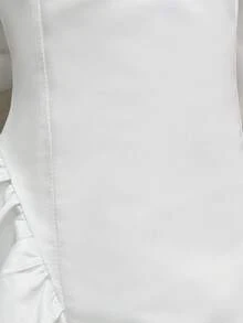 Đầm công chúa xòe cho bé gái tuổi tween, dáng oversized, đính nơ lớn, hở vai lạnh, phong cách thanh lịch, phù hợp làm phù dâu, tiệc sinh nhật, thi hoa hậu, lễ tốt nghiệp, lễ rước lễ lần đầu, lễ rửa tội và biểu diễn piano - trắng - Xem 10