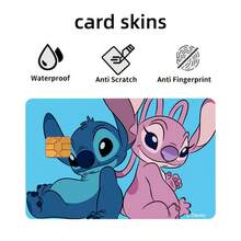 Stitch Credit Card Sticker Bank Card Decorative Sticker Cute Cartoon Girl Design Red Polka Dot Bow Playful Expression Card Slot Line Design Size Fits Card Surface DIY Personalized Decoration Scratch Resistant Wear Resistant Credit Card Bank Card Bus Card Access Card Student Card ID Card Cute Decoration Highly Attractive Girl Style Sticker Set Waterproof Durable Gift Personalized Card Surface Practical And Beautiful - Multicolor - View 9