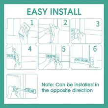 High Rise Child Protection And Anti Falling Artifact Window Safety Lock, Baby Sliding Window Limit Fastener Anti Opening Latch, Baby Safety Window Lock, Window Safety Lock For Kids, Easy To Install - A - View 10