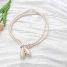 2pcs Elegant Braided Curtain Tieback With Delicate Flower Ornament And Textured Tassel Beads. Soft Rope Design, Easy To Tie And Adjust, Perfect To Decorate Your Living Room, Bedroom Curtains. Available In Multiple Colours To Match Your Home Style. - Multiple Styles - View 7