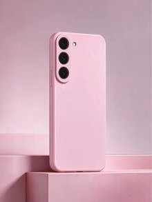 3pcs Solid Black/Grey/Pink Hollow Minimalist Fashion Anti-Drop Phone Case, Compatible With Samsung Galaxy S26 S26 U S25/S25PLUS/S25 Ultra/A16/A36/A26/A56/A50/A12/A32/A52/A72/A51/A21S/A13/A14/S24/S24PLUS/S24Ultra/S20/S23/S22/A53/S20FE/S21/, Compatible With Xiaomi 11/12Pro/12/12X/13Pro/14Pro/15Pro/X3pro/, Compatible With Redmi 10/9/Note9/12c/Note11pro/Note8Pro/9C/9a/, Anti-Drop Phone Protective Case - Multicolor - View 2
