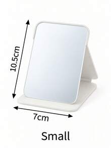 1pc Foldable Makeup Mirror, Portable Desktop Vanity Mirror, Large Size Clear Imaging, Desktop Makeup Mirror With Flip Stand, Portable Makeup Mirror, Suitable For Student Dorm, Bedroom, Travel, Daily Beauty Makeup Tool - Multicolor - View 7