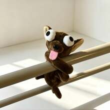 1Pc Funny Long Neck Plush Pendant Dachshund Sloth Cartoon Stuffed Doll Bag Decor Outfit Accessory Quirky Gift Christmas Birthday Gift Random Style - Multicolor - View 8