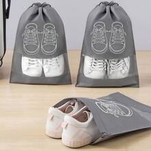 1pc Shoe Storage Bag, Dust-Proof Shoe Bag, Anti-Mold Anti-Moisture Storage Bag, Drawstring Shoe Storage Bag - View 4
