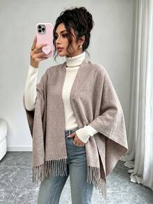 Women Coats - Khaki - View 3