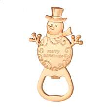 1pc Christmas Bottle Opener, Snowman, Christmas Tree, Snowflake And Gift Cart Pattern, Holiday Bar Tool, Unisex Christmas Stocking Stuffer Gift - View 9