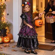 Tween Girls Costumes - Black - View 2