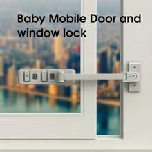 High Rise Child Protection And Anti Falling Artifact Window Safety Lock, Baby Sliding Window Limit Fastener Anti Opening Latch, Baby Safety Window Lock, Window Safety Lock For Kids, Easy To Install - A - View 4