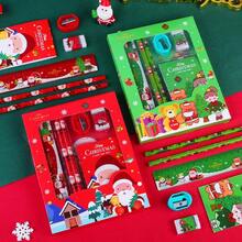 6pcs/Set Christmas Handbag Set, Stationery Gift Box, Student Souvenir, Practical Small Gift, School Opening Prize - Multicolor - View 2