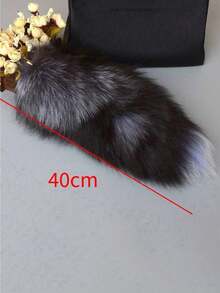 New Fox Tail Personalized Bag Charm, Cute Fox Fur Big Tail Car Keychain Pendant, Personalized Minimalist Bag Charm Keychain, Tail Chain Keychain Gift, Cute Realistic Fox Tail Keychain Pendant Bag Accessory Keychain, Valentine's Day Holiday Gift, Women's Bag Accessory, Suitable For Daily Use, Perfect Gift For Friends (Due To Hand-Sewing, Each Batch Color May Vary Slightly, Keychain Random) - Multicolor - View 16