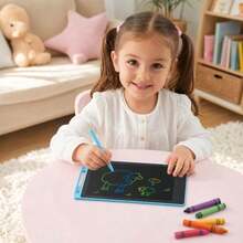 1pcs/5pcsLousa Lousa Mágica Tela Lcd Tablet Infantil De Escrever E Desenhar 8.5Polegadas - ROSA - Visão 5
