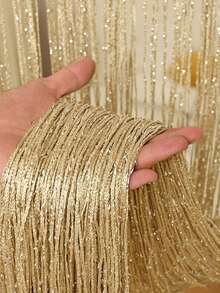 1/2pcs Minimalist Fashion Window Curtain, Door Curtain, String Curtain, Suitable For Home Decor And Holidays - 1PC - View 1