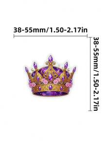 50Pcs Aesthetic Purple Galaxy Witch Decals, Glitter Celestial Crystal & Magic Potion Stickers For Scrapbook Layout, Planner Decor & DIY Stationery Craft - Multicolor - View 5