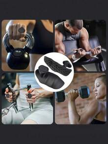 2 buah Bantalan Genggaman Dumbbell Angkat Beban Silikon, Pelindung Tangan Anti Kapalan, Pendukung Kekuatan Genggaman Kebugaran, Halloween - MultiWarna - View 5