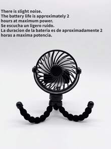 1pc Rechargeable Octopus Shaped Handheld Fan, Suitable For Home, Commute, Outdoor, Cycling, Adults & Kids, Portable Multi-Function With Tripod, Battery Capacity: 500mAh (Tripod Is Fragile, Please Do Not Twist Excessively), Must Have - Multicolor - View 16