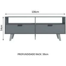Television Stands & Entertainment Centers - Grey - View 2