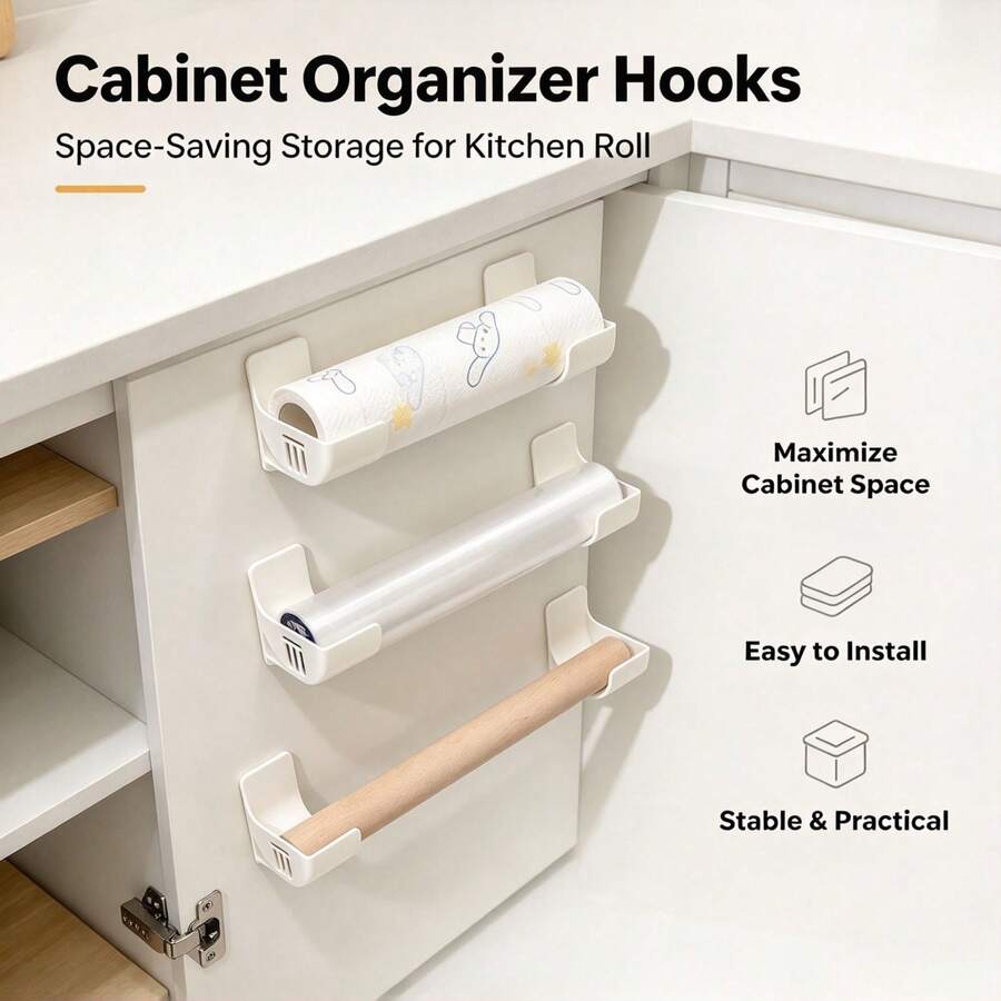 4pcs/2pcs Trash Bag Holder, Trash Bag Rack, Plastic Bag Holder, Trash Bag Storage Rack, Portable Trash Bag Holder, Wall-Mounted Plastic Bag Holder, Trash Bag Stand, Trash Bag Storage Organizer Rack, Trash Bag Holder, Adjustable Gap Kitchen Storage Rack.