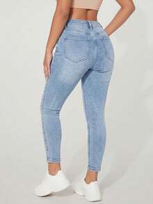 Women Jeans - Light Wash - View 2