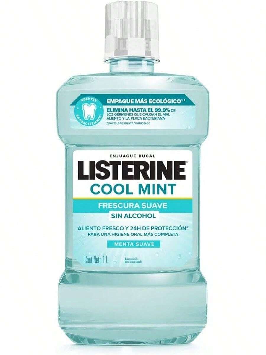 Listerine Enjuague Bucal Listerine Cool Mint Sin Alcohol 1 L - 1 - Ver 1