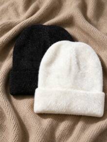 1/2 Pcs 8-16 Years Old Plush Bucket Hat, Plush Earflap Hat, Suitable For Autumn/Winter Daily Wear, Unisex Teen Style, Best Gift - Multicolor - View 12
