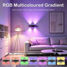 1pc Creative Dual-Eye RGB Color-Changing Ambient Wall Light, Smart Motion Sensor Activated, No-Drill Magnetic Installation, Suitable For Home Decor/Atmosphere Creation, Ideal Holiday Gift - Multicolor - View 11