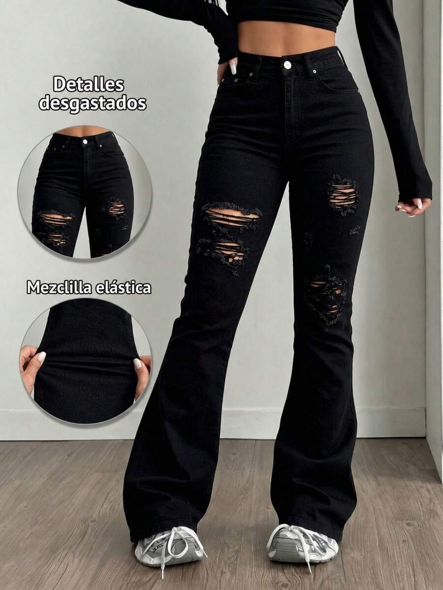 Women Jeans - Black - View 1