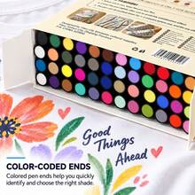 12/24 Colours Fabric Painting Pens, Waterproof & Fade Resistant, Textile Art Markers For DIY T-Shirt, Shoes Coloring, Crafts Back To School - Fabric Painting Pen - View 8