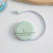 25 قطعة شريط قياس ناعم قابل للسحب صغير 150 سم/60 بوصة مع زر ضغط لقياس الجسم والخياطة والأقمشة والحرف اليدوية - A - مشاهدة 6