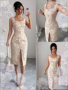 Women Short Dresses - Blue2 - View 10