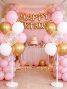 2/1pc Independent Balloon Column Support Set, Can Hold Multiple Balloons, Suitable For Wedding Venue Decorations, Birthday Party Decorations, Graduation Ceremony Decorations, Various Holiday Celebration Setups, And Banquet Venue Atmosphere Creation. - one-size - View 3