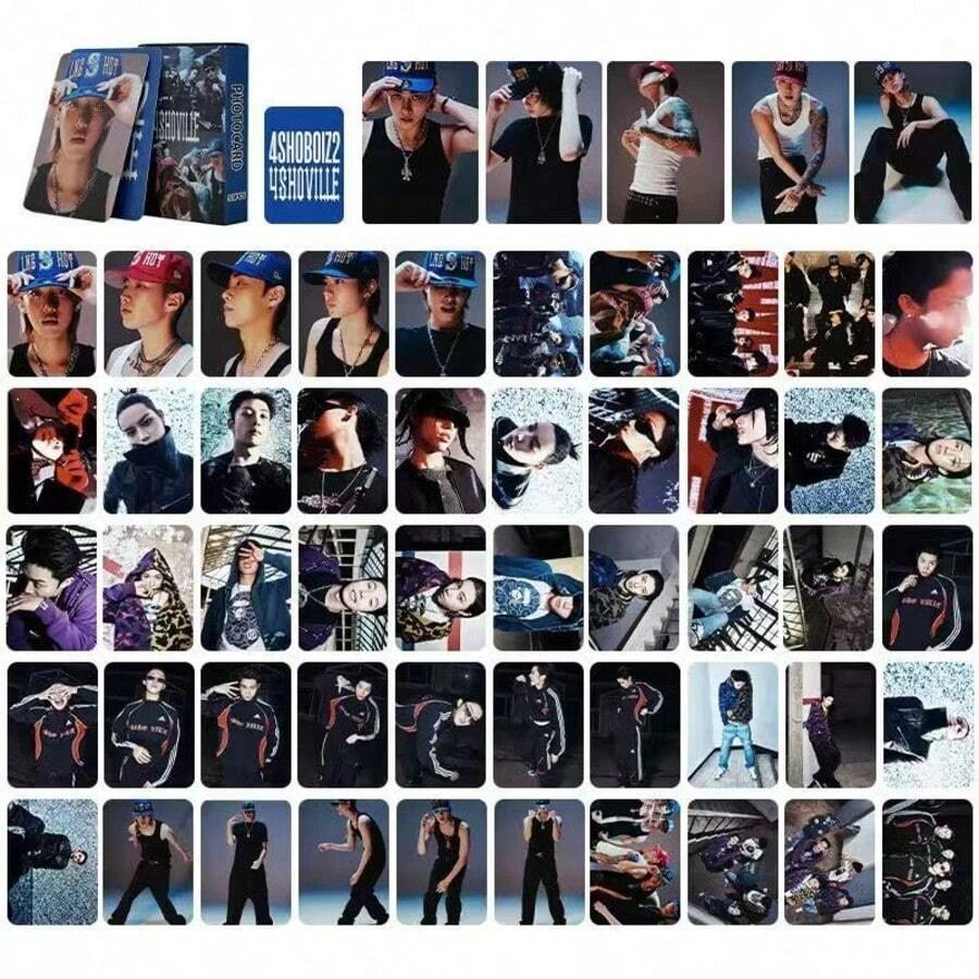 Zojirushi 55pcs LNGSHOT Album Cards 4SHOBOIZ Vol2: Star Merchandise LOMO Cards Photocard - A - View 1