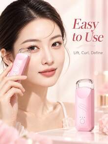 Máy uốn mi điện mới với điều khiển nhiệt độ kép, máy uốn mi nhiệt tạo kiểu bền lâu, máy uốn mi sạc lại nhỏ gọn di động, dụng cụ làm đẹp - Nhiều màu - Xem 6