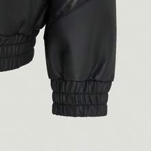 Adidas Street Jacket Vintage Street Style Loose Faux Leather Jacket Men's Outdoor Jacket KX0813 - Black - View 9