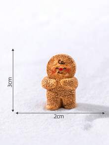 30pcs Christmas Random Style Gingerbread Man Candy Cane Rabbit Christmas Tree DIY Resin Hair Clips Hair Accessories Bracelet Jewelry Making Drilled Resin Kit - Multicolor - View 6