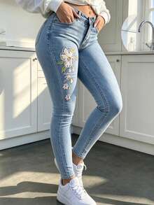 Women Jeans - Baby Blue - View 6