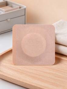 50/100pcs Flower & Square Self-Adhesive Blank Patches, Disposable Stickers, Easy To Carry For Daily Home & Travel - Multicolor - View 7
